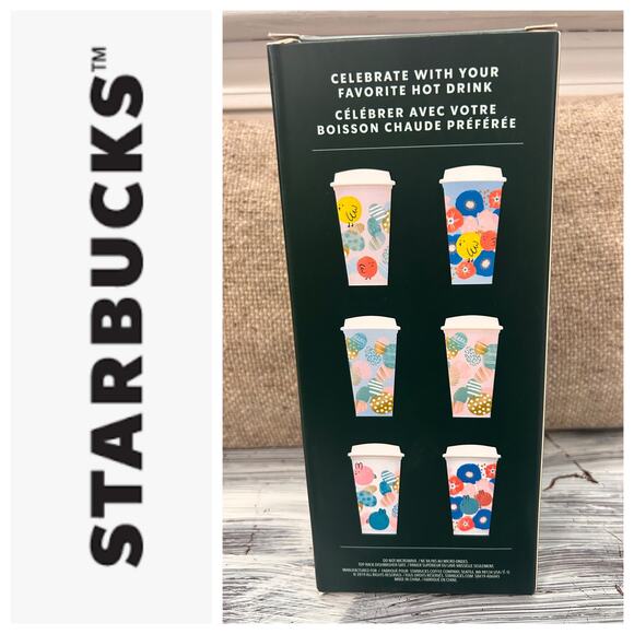 Starbucks 2019 Spring Reusable Hot Cups NEW - Picture 1 of 6